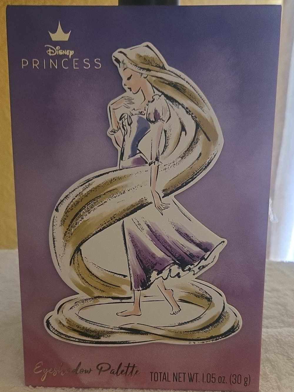 Disney Princess Rapunzel Eyeshadow Palette - Purple & Gold Artwork